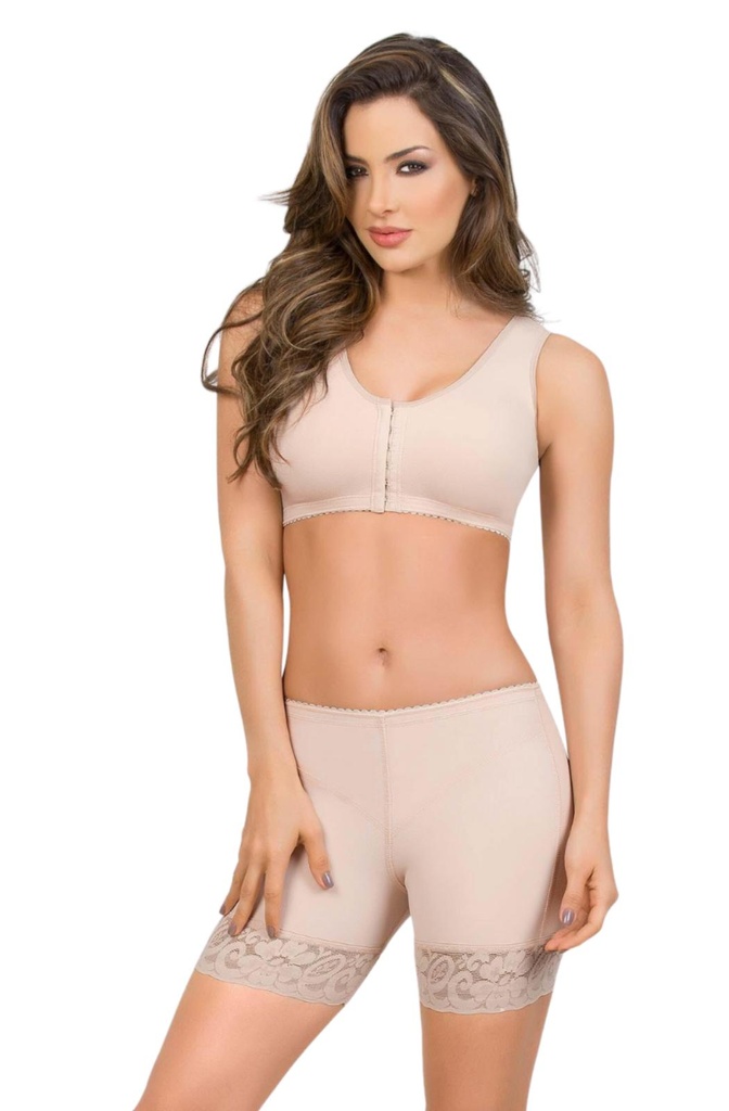 Faja Calzón con Realce Marca: Maria E / Talla: XL / Color: Beige