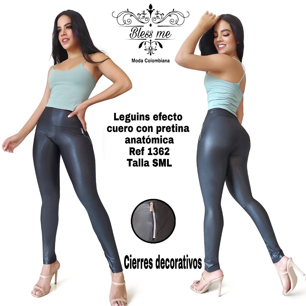 Leggings Colombianos Bless Me Marca: BLESS ME / Talla: L - XL / Color: Negro