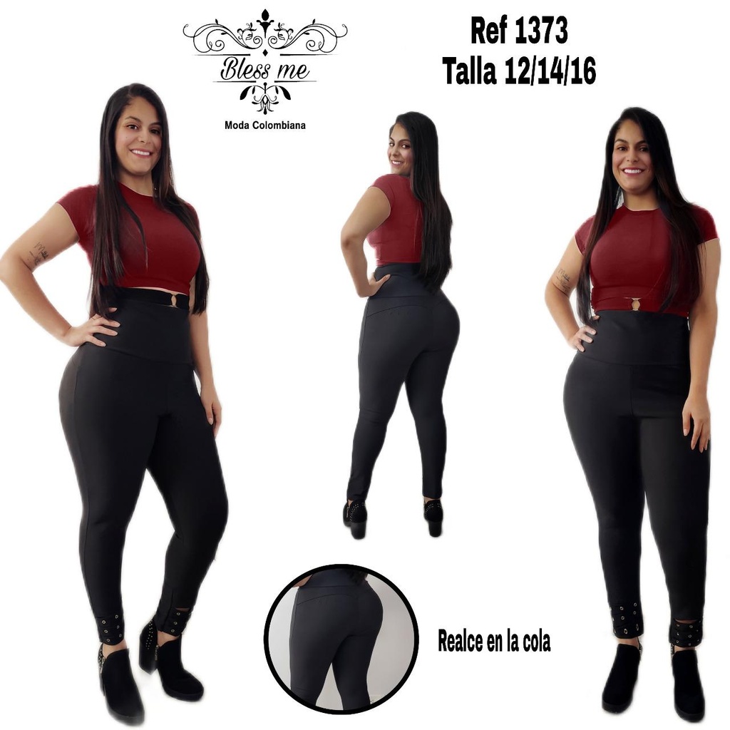 Leggings Colombianos Bless Me Marca: BLESS ME / Color: Negro / Ref: BM1373
