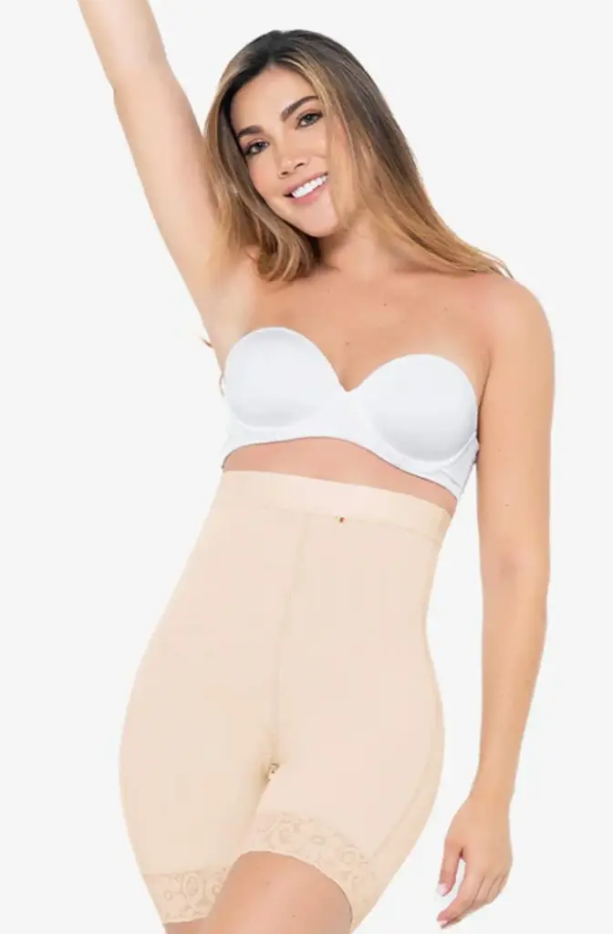 Short Levanta Cola Talle Alto Con Control De Abdomen / Ref: 9549