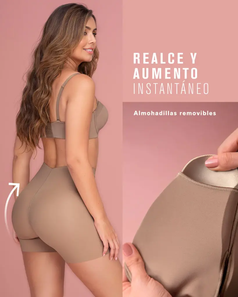 BRAGA FAJA DE REALCE CON ALMOHADILLAS EXTRAIBLES / Leonisa