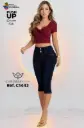 Jean Capri Colombiano Azul Push Up / Marca: CARISMA