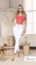 Jean levanta cola blanco- Venecia / Ofori