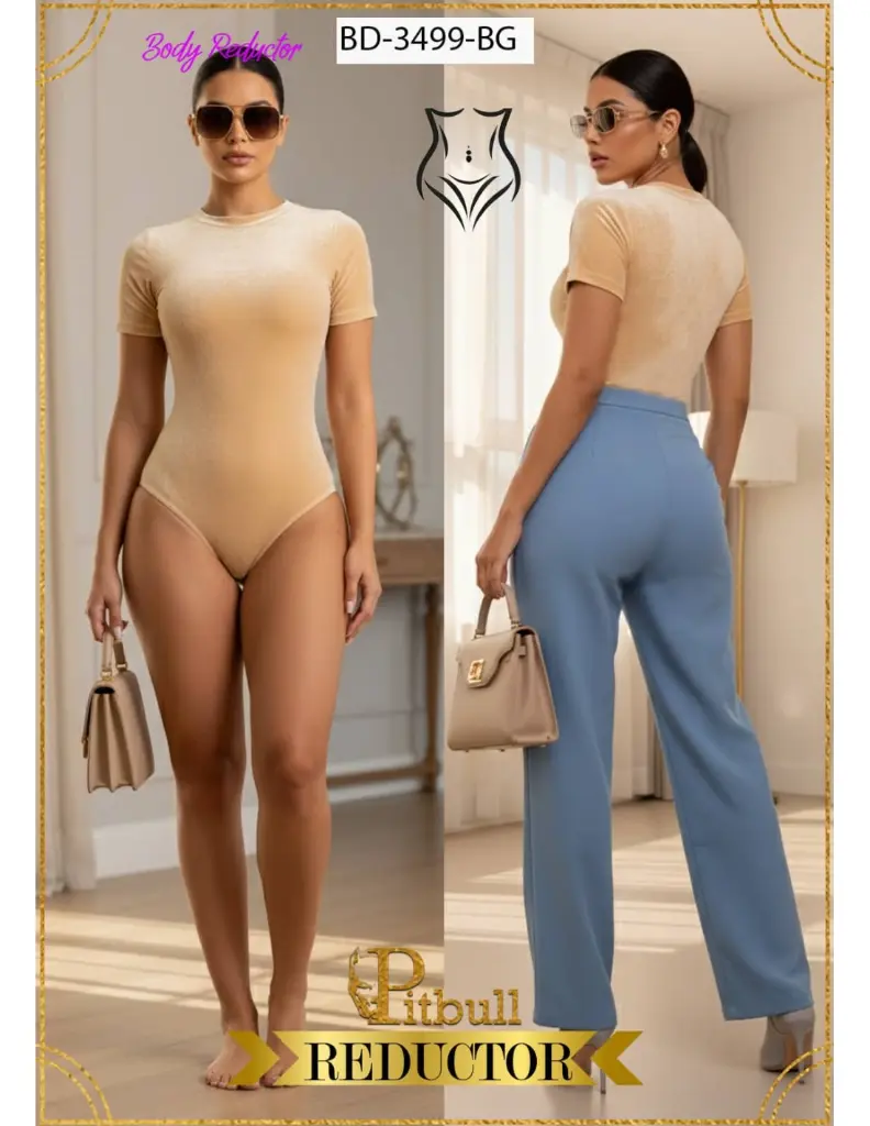 Body Reductor Colombiano – Manga Corta Terciopelo / Capoheira