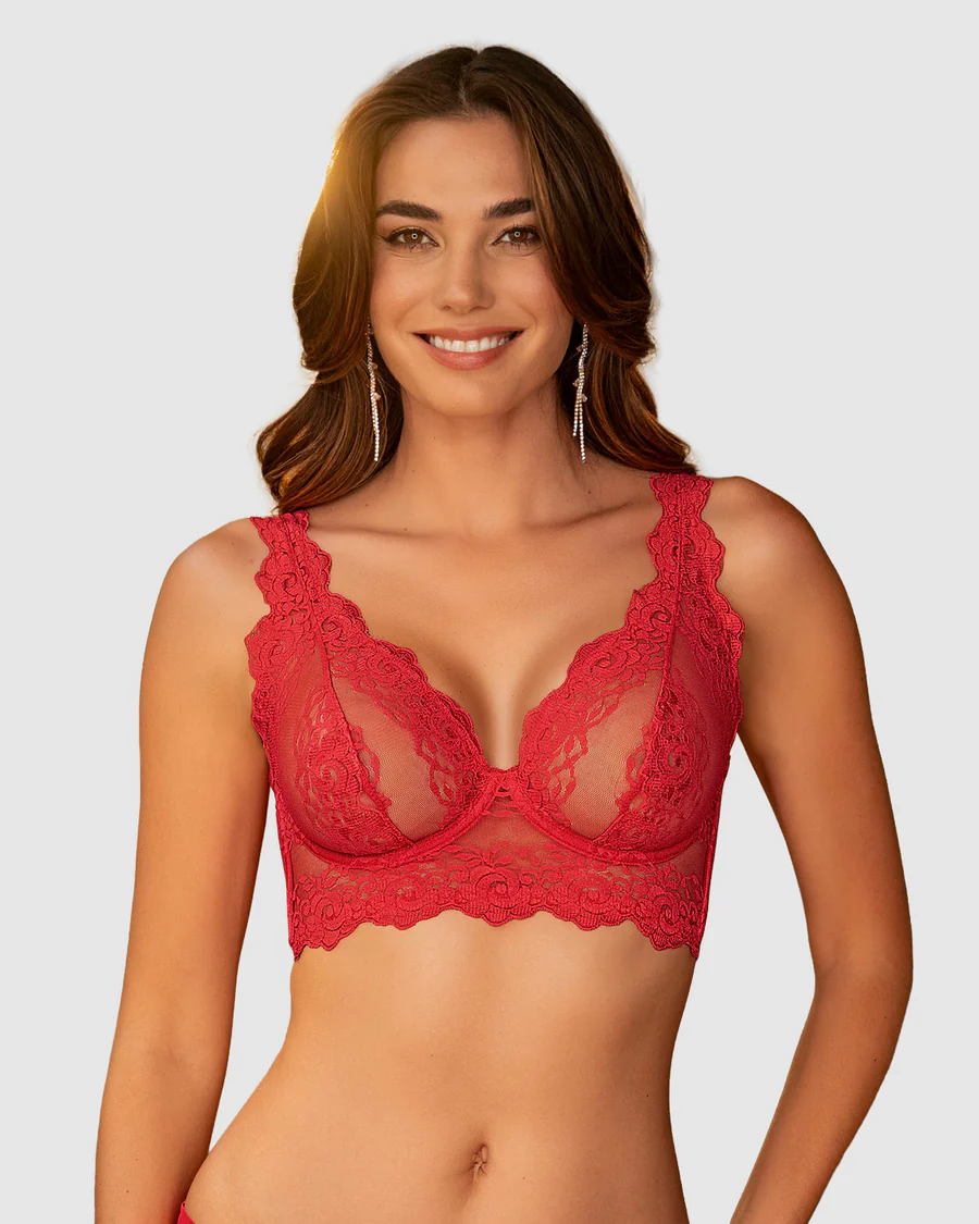 Sujetador Bralette Milan – Encaje y Transparencias / Leonisa