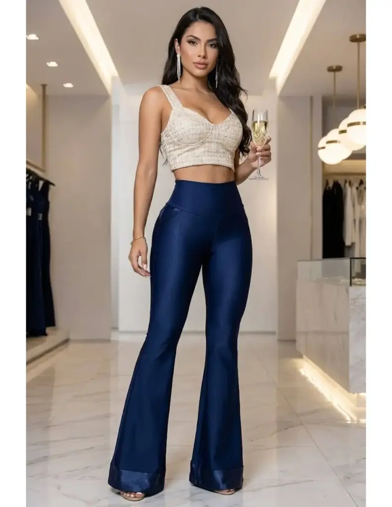 Leggin Bota Campana Efecto Lipo / Pitbull