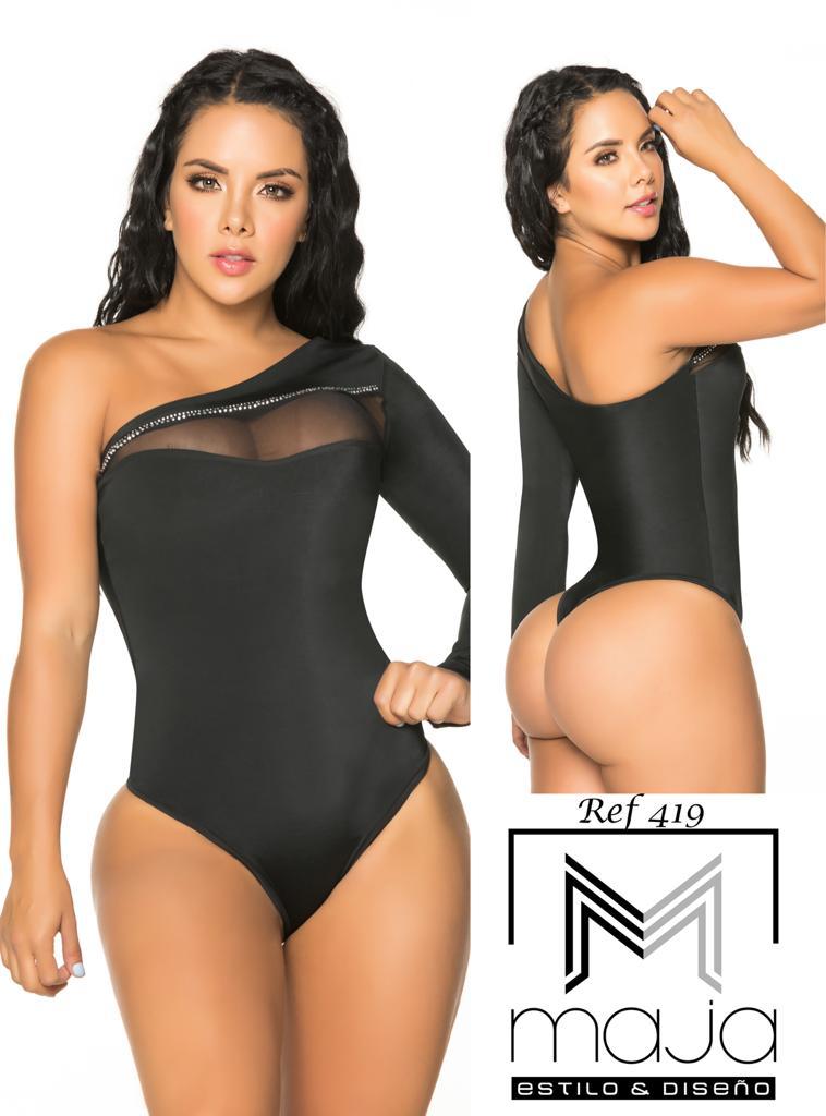 Bodys colombianos control de abdomen
Categoria: Body Boutique con látex interno  Marca: MAJA  Talla: L 
Color: Negro
