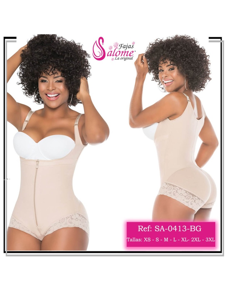 Faja Reductora Colombiana Salome Fs0413 negro 3xl 