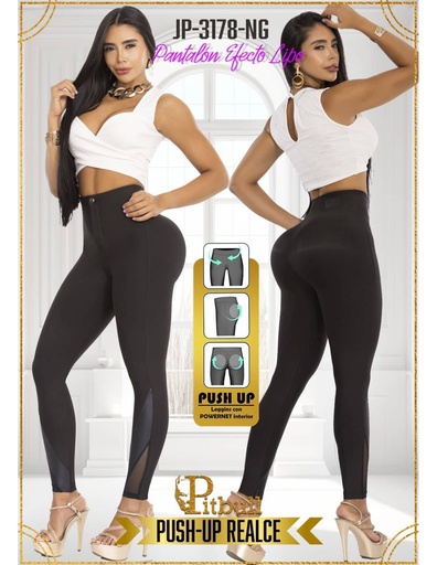 [JP3178]  Pantalón Efecto Lipo y Moldeador - JP3178