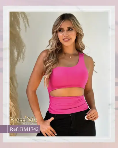 [BM1742] Blusa colombiana manga corta de verano