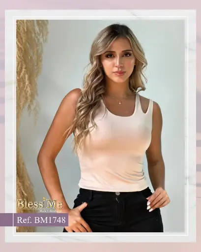 [BM1748]  Blusa colombiana manga corta de verano / Bless Me