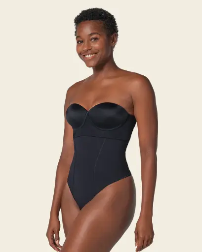 [012939] Braga faja de control estilo tanga y efecto cintura reloj de arena / Leonisa
