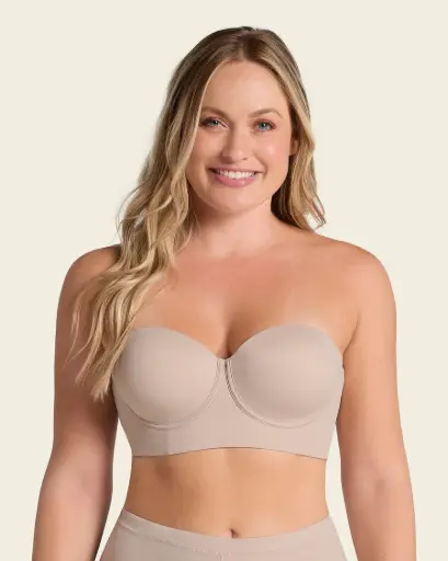 [011911] Sujetador Bra 360° – Sin tirantes, push up alto y máxima sujeción/ Leonisa 