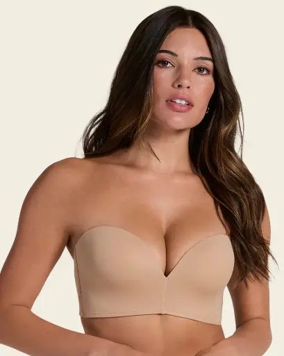 [091079] Sujetador Antigravedad – Sin tirantes, máxima sujeción y efecto push up - No se cae / Leonisa