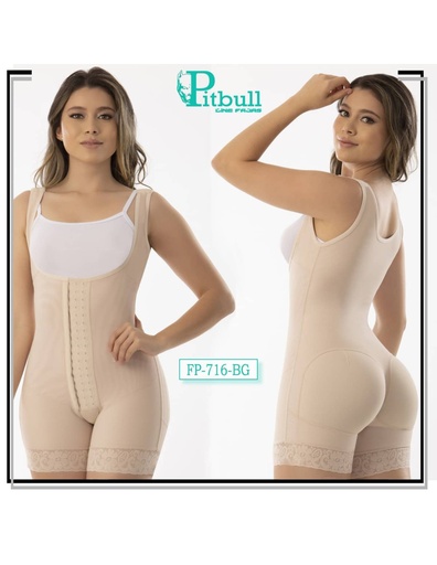 [FP716] Faja Short Reductora Strapless - FP716 / Marca Pitbull