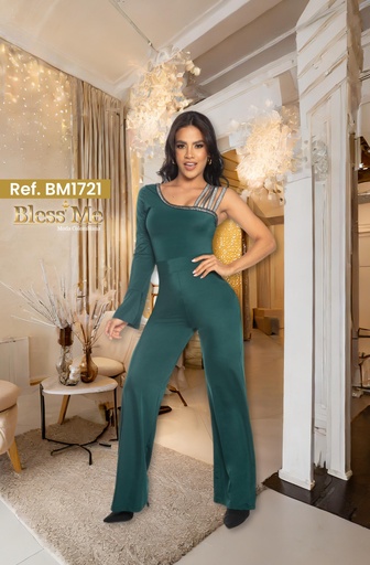 [058 -BM1721] Enterizo colombiano de fiesta
Categoria: Enterizo Boutique Largo  Marca: BLESS ME  Talla: L 
Color: Verde